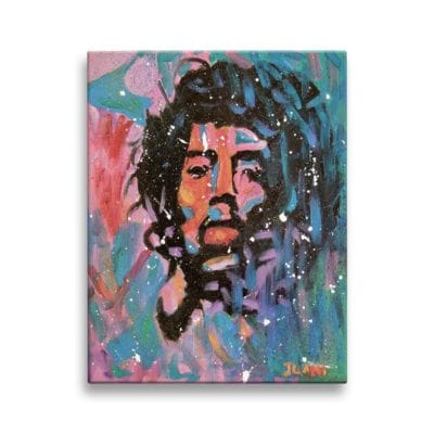 Pintura al Oleo Juanchiz Jimmy Hendrix
